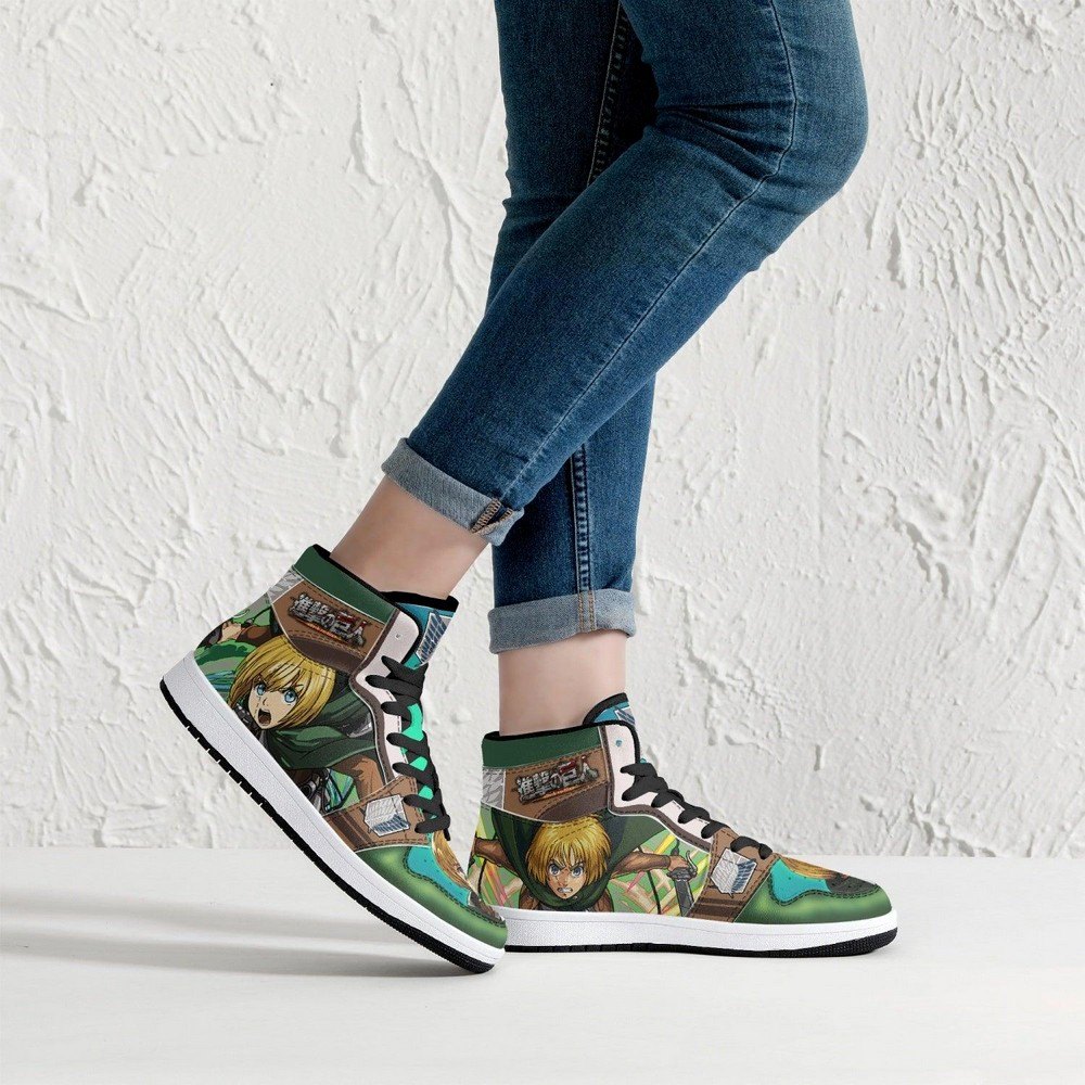 Armin Arlert Survey Corps Shingeki No Kyojin JD1 High Top Shoes