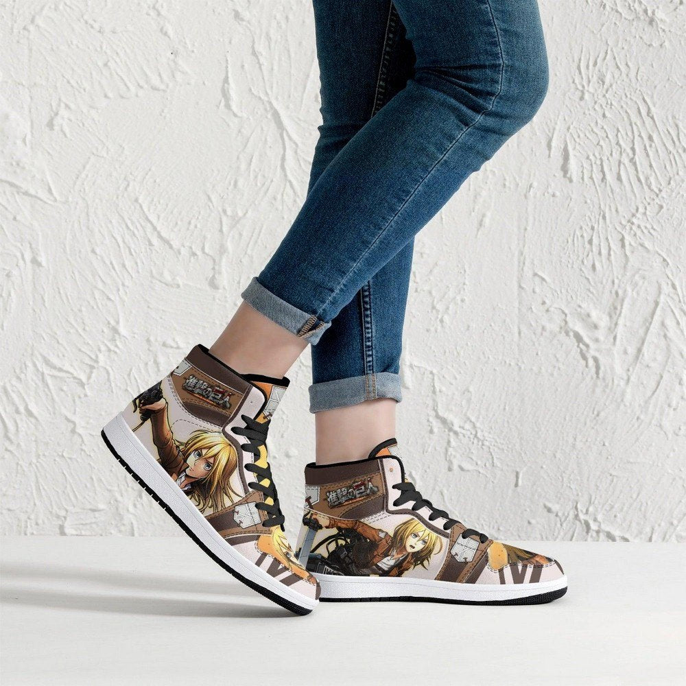 Christa Lenz Training Corps Shingeki No Kyojin JD1 High Top Shoes