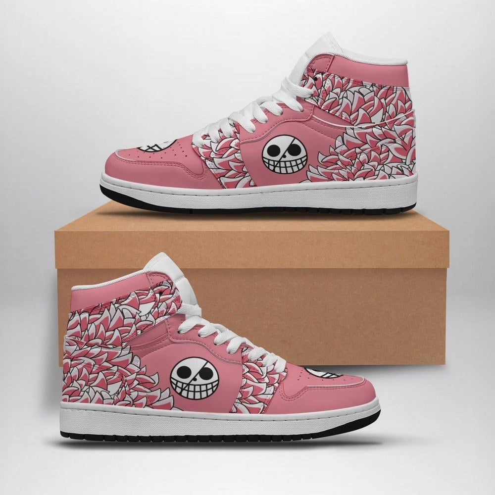 Doflamingo Pattern One Piece AJ1 Shoes