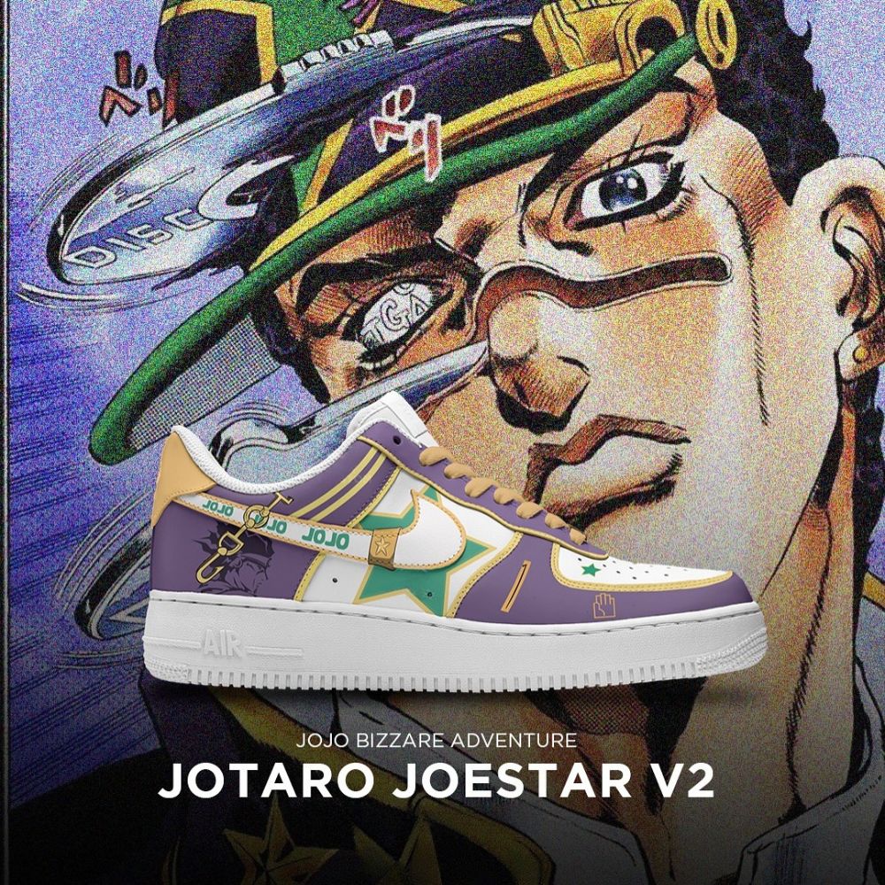 Jotaro Joestar V2 Jojo's Bizarre Adventure Low Top Shoes