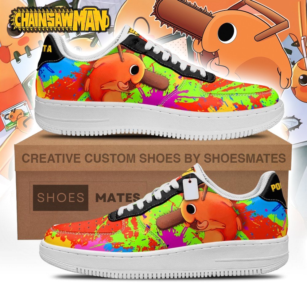 Pochita Chainsaw Man NAF Shoes