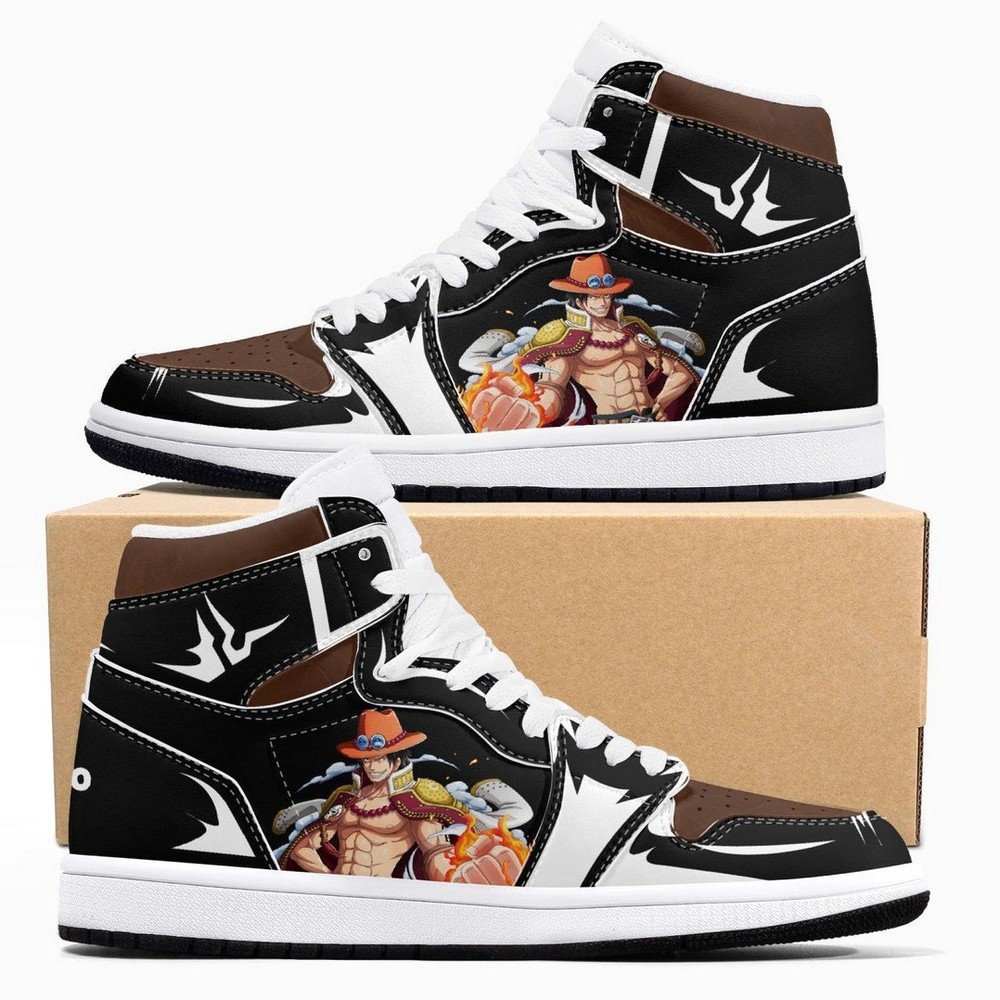 Portgas D. Ace One Piece AJ1 Shoes