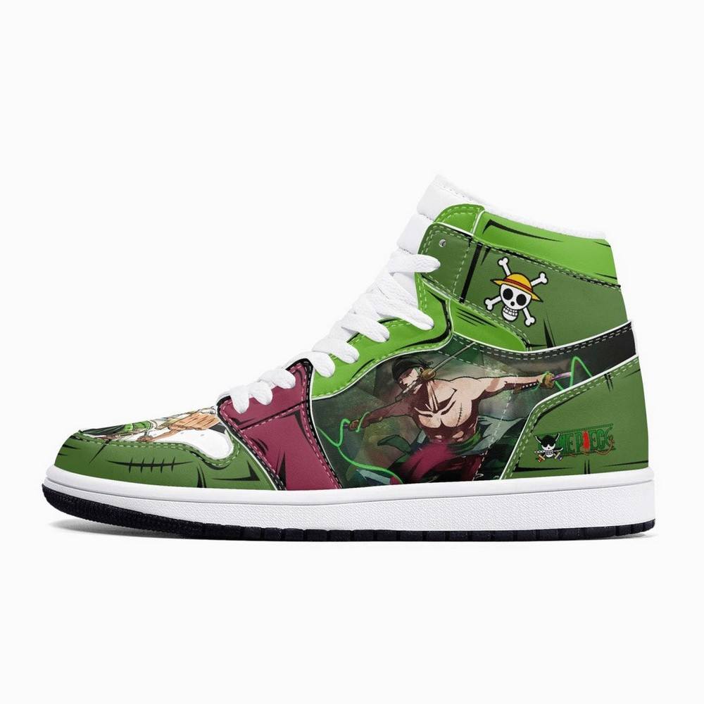 Roronoa Zoro Santoryu Three Swords One Piece AJ1 Shoes
