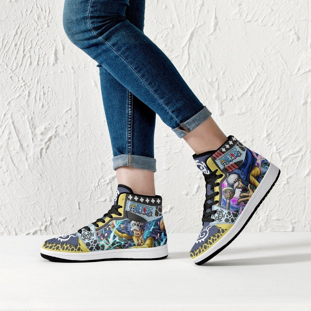 Trafalgar D. Law Onigashima One Piece JD1 High Top Shoes