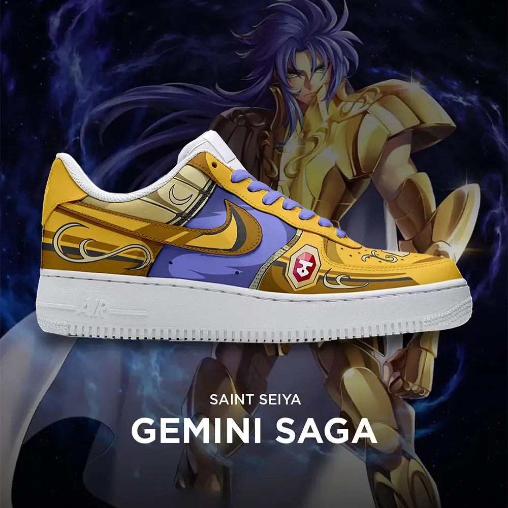 Gemini Saga Saint Seiya Low Top Shoes