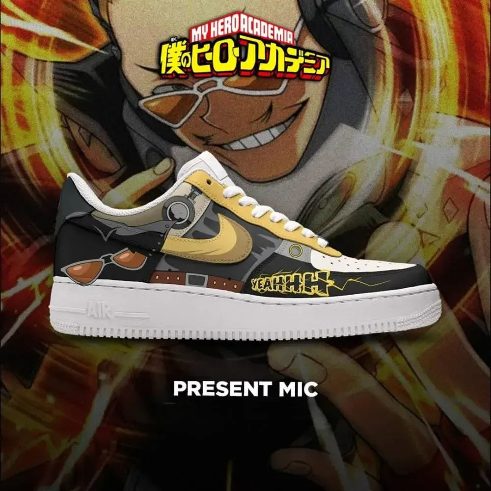 Present Mic My Hero Academia Special Low Top Shoes
