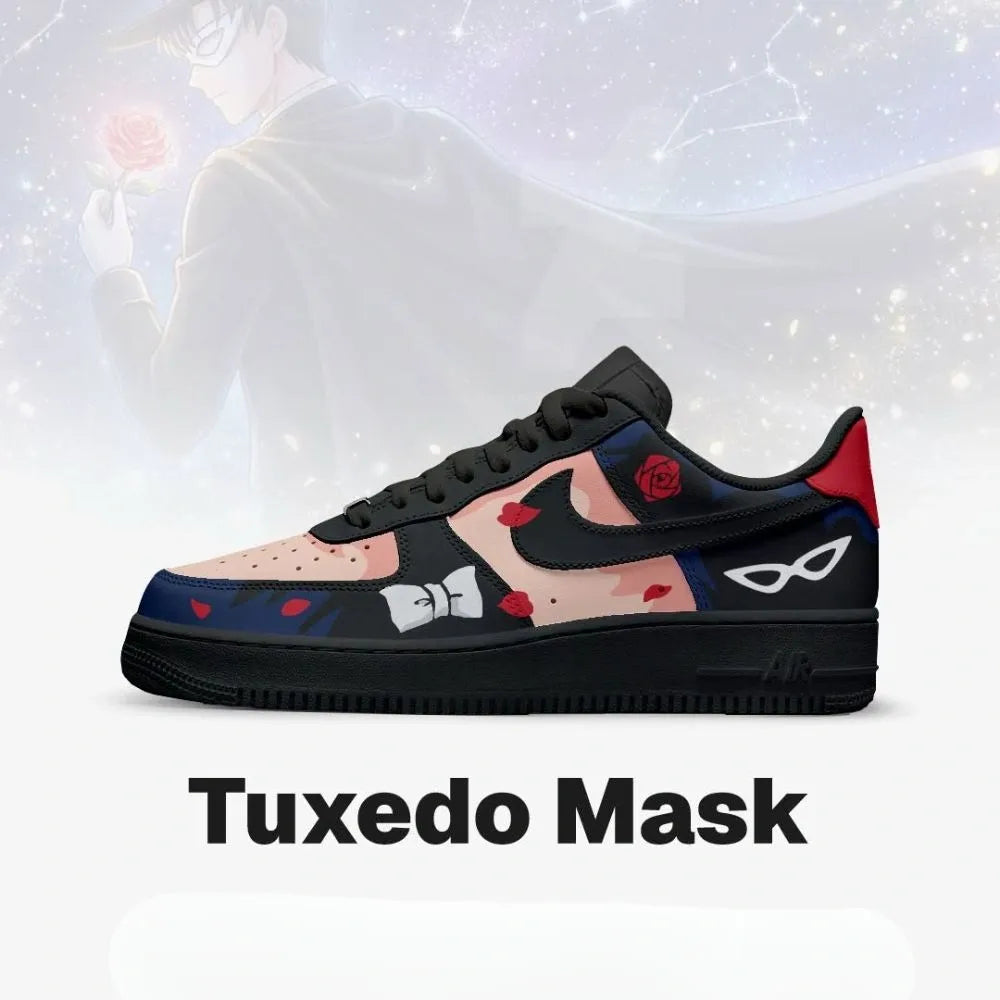 Tuxedo Mask Sailor Moon Special Low Top Shoes