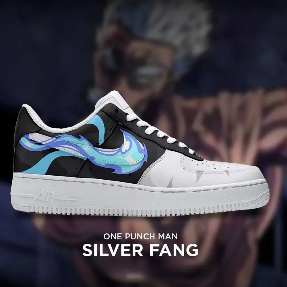 Silver Fang One Punch Man Low Top Shoes