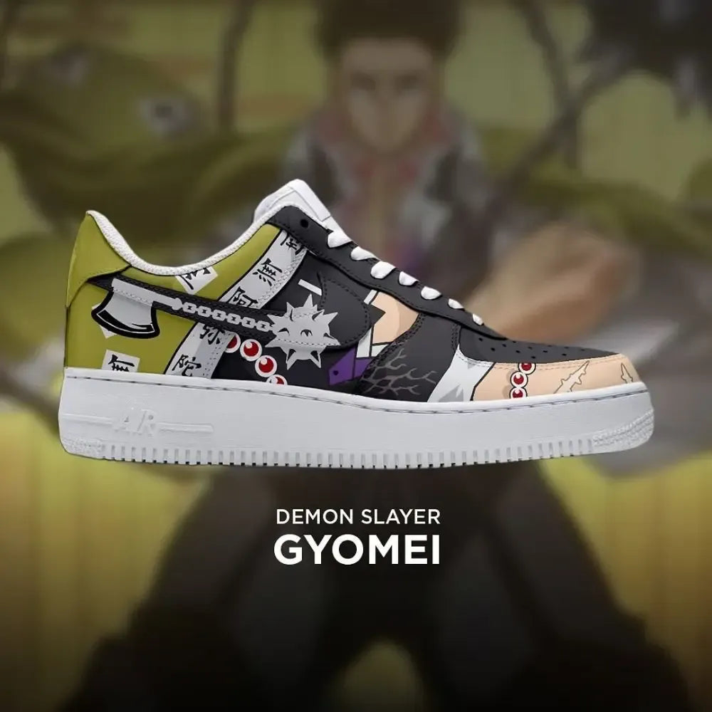 Gyomei Hashira Demon Slayer Low Top Shoes