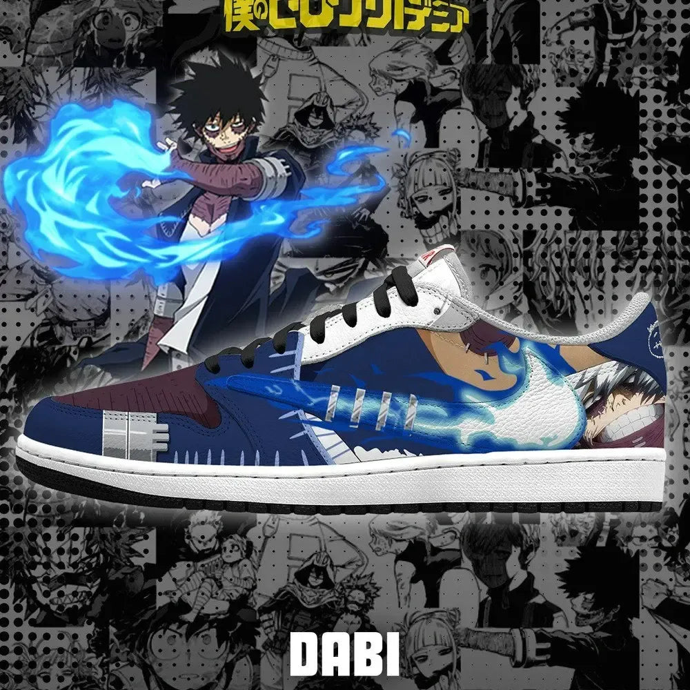 Dabi V.1 My Hero Academia New Low Top Shoes