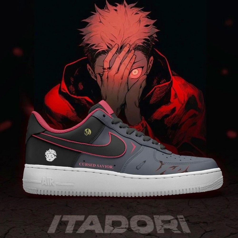 Yuji Itadori Jujutsu Kaisen AF1 Shoes